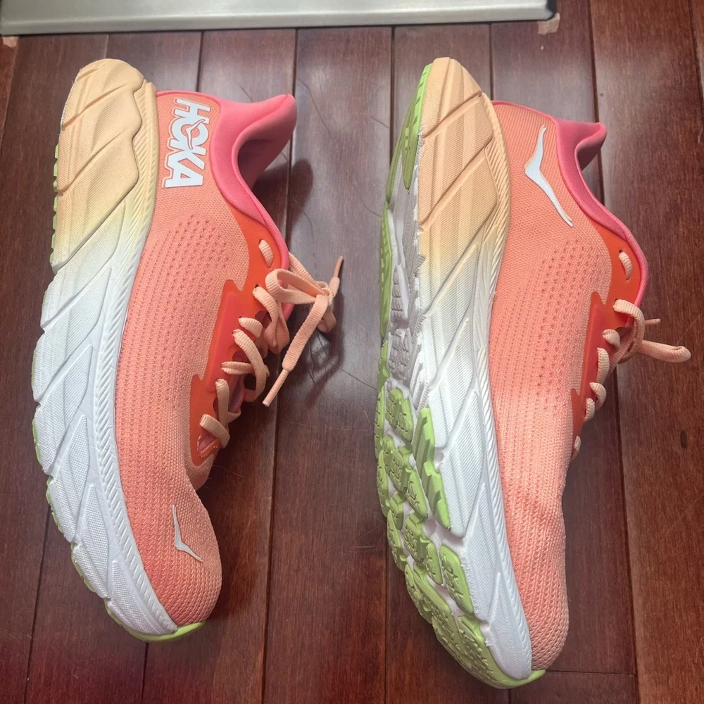 Hoka Women's Orange Running Shoes - Picture 8 of 9